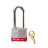 Master Lock 3 Laminated Steel Padlock 1-9/16" Wide