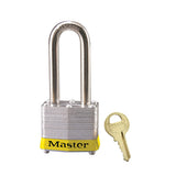 Master Lock 3 Laminated Steel Padlock 1-9/16" Wide