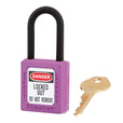 Master Lock 406 Dielectric Zenex™ Thermoplastic Safety Padlock, 1-1/2" Wide with 1-1/2" Tall Nylon Shackle