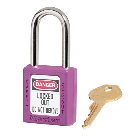 Master Lock 410 Zenex™ Thermoplastic Safety Padlock, 1-1/2" Wide with 3" Shackle