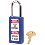 Master Lock 411 Zenex™ Thermoplastic Safety Padlock, 1-1/2" Wide with 3" Shackle