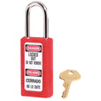 Master Lock 411 Zenex™ Thermoplastic Safety Padlock, 1-1/2" Wide with 3" Shackle