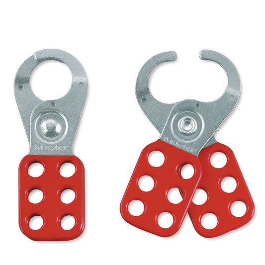 Master Lock 420 Steel Lockout Hasp, Jaw Clearance 1in (25mm) Wide-Other Security Device-Master Lock-420
