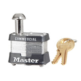 Master Lock 443 Laminated Steel Vending and Meter Padlock 1-9/16" Wide