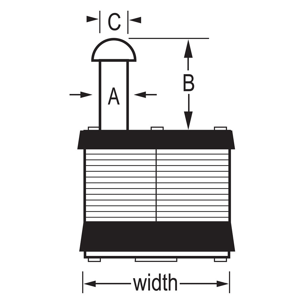 Master Lock 443 Laminated Steel Vending and Meter Padlock 1-9/16" Wide