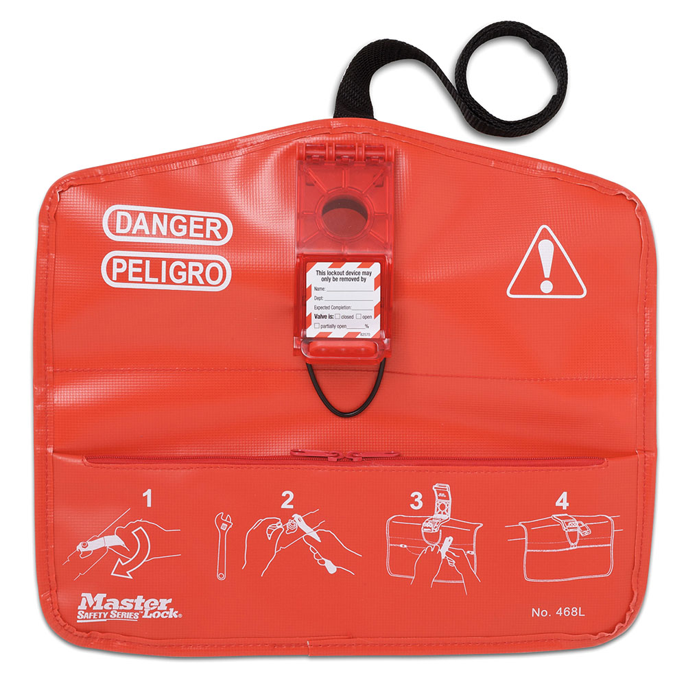 Master Lock 468L Seal Tight™ Handle-Off Ball Valve Lockout