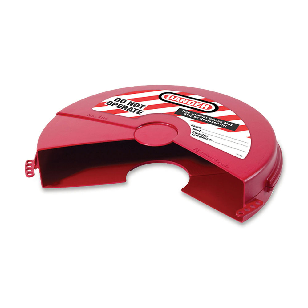 Master Lock 484 Rotating Gate Valve Lockout, 8"-13" (20.3cm-33cm) Diameter Handles