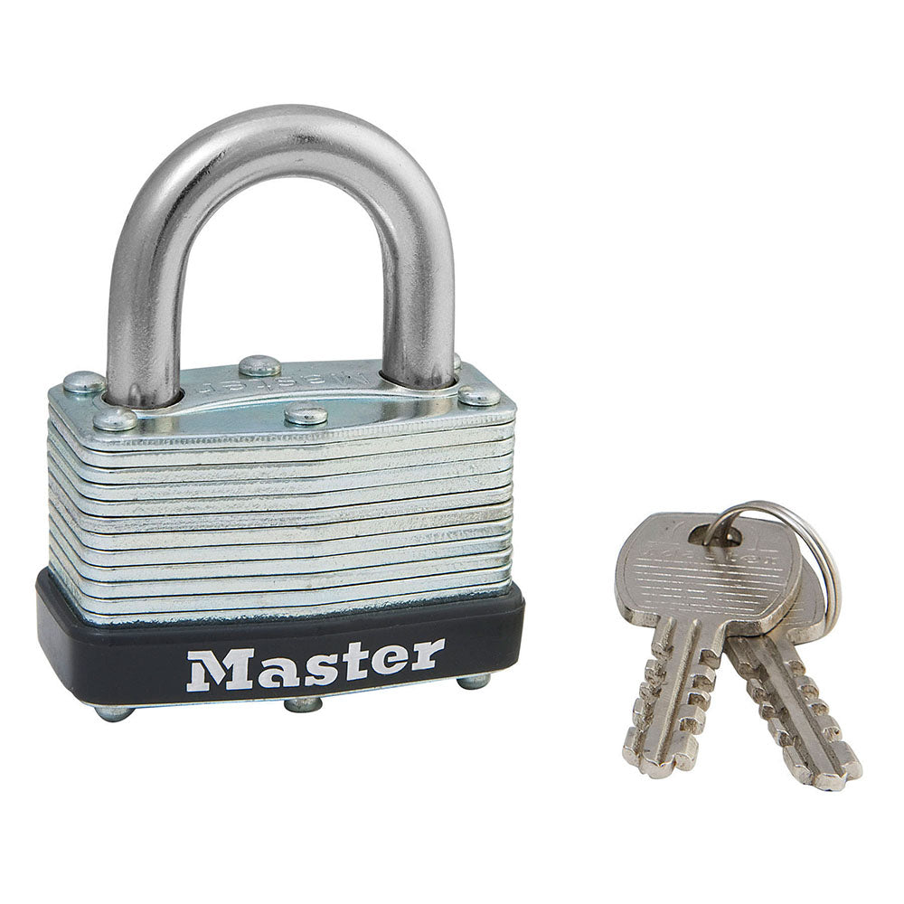 Master Lock 500 Laminated Steel Warded Padllock 1-3/4" Wide