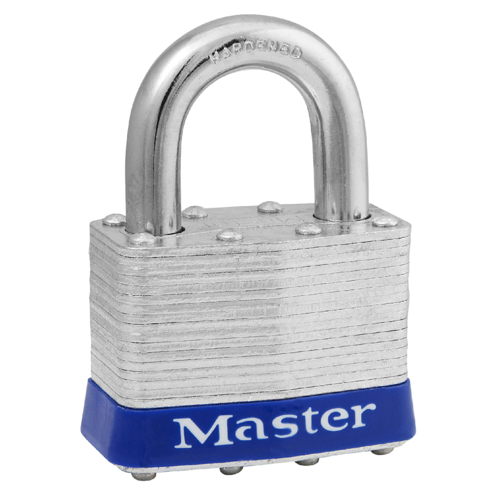 Master Lock 5UP Laminated Steel Padlock, Universal Pin 2" Wide