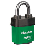 Master Lock 6121 ProSeries® Weather Tough® Laminated Steel Rekeyable Padlock 2-1/8" Wide