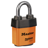 Master Lock 6121 ProSeries® Weather Tough® Laminated Steel Rekeyable Padlock 2-1/8" Wide