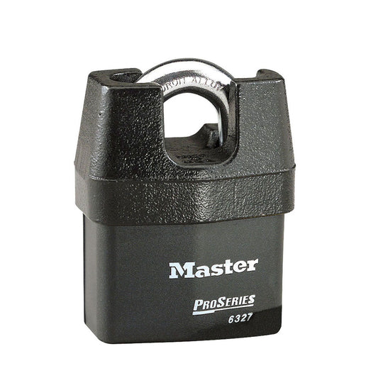 Master Lock 6327 ProSeries® Shrouded Laminated Steel Rekeyable Padlock 2-5/8in (67mm) Wide-Keyed-Master Lock-Keyed Different-3/4in (19mm)-6327