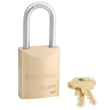 Master Lock 6830 ProSeries® Solid Brass Rekeyable Padlock 1-9/16" Wide