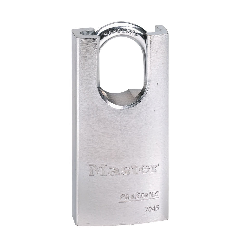 Master Lock 7045 ProSeries® Shrouded Solid Steel Rekeyable Padlock 1-3/4" Wide