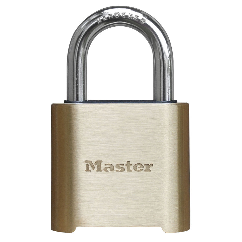 Master Lock 975 Resettable Combination Brass Padlock 2" Wide