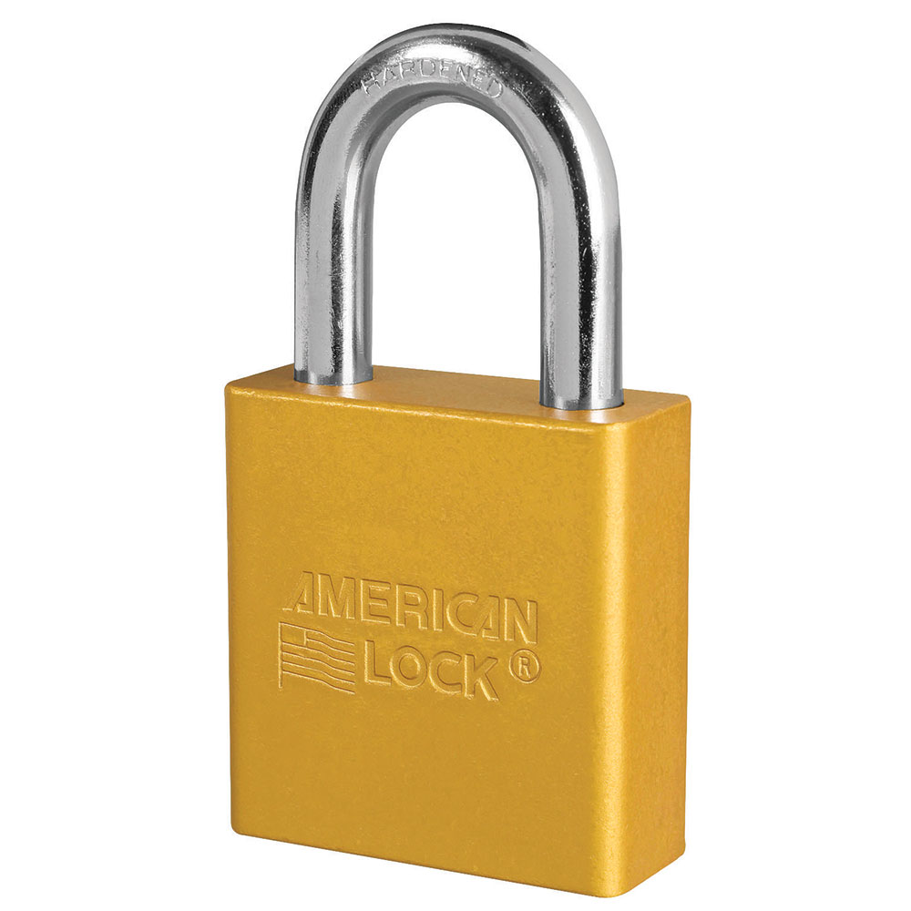 American Lock A1205 Solid Aluminum Rekeyable Padlock 1-3/4" Wide