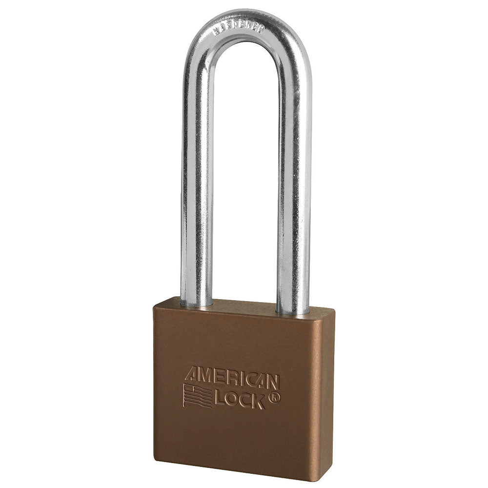 American Lock A1307 2" Solid Aluminum Rekeyable Padlock with 3" Shackle