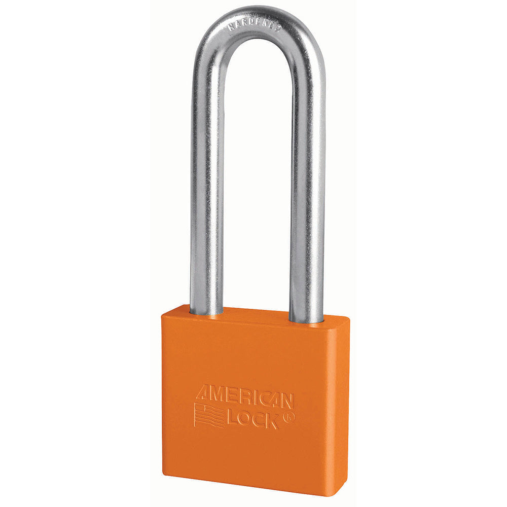American Lock A1307 2" Solid Aluminum Rekeyable Padlock with 3" Shackle