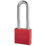 American Lock A1307 2" Solid Aluminum Rekeyable Padlock with 3" Shackle
