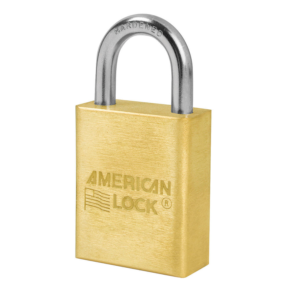 American Lock A6530 Solid Brass 6-Padlock 1-1/2" Wide