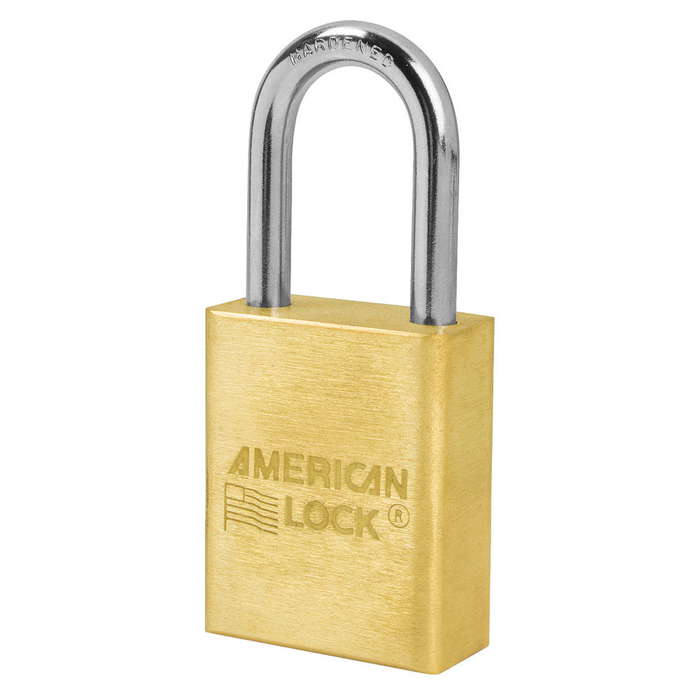 American Lock A6531 1-1/2" Solid Brass 6-Padlock with 1-1/2" Shackle