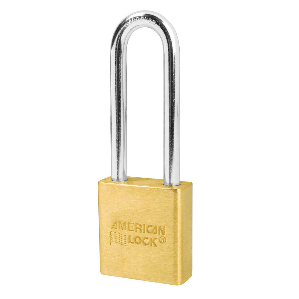 American Lock A6562 1-3/4" Solid Brass 6-Padlock with 3" Shackle
