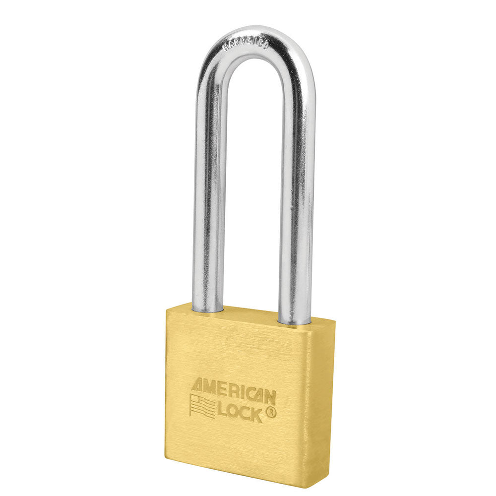 American Lock A6572 2" Solid Brass 6-Padlock with 3" Shackle