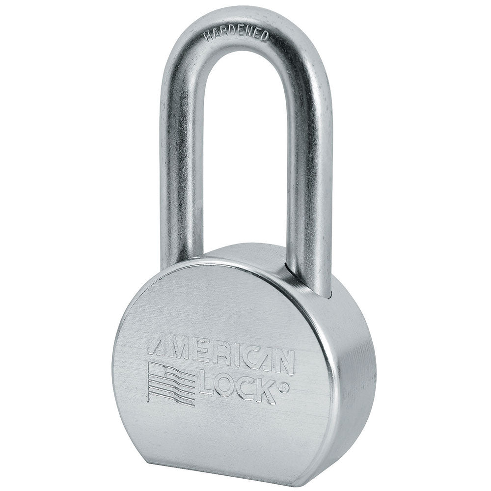American Lock A703 2-1/2" Solid Steel Rekeyable Padlock, Zinc Plated, with 2" Shackle