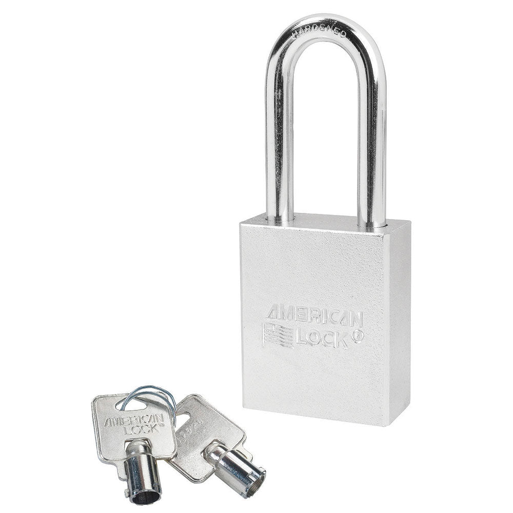 American Lock A7201 1-3/4" Solid Steel Rekeyable Tubular Cylinder Padlock with 2" Shackle