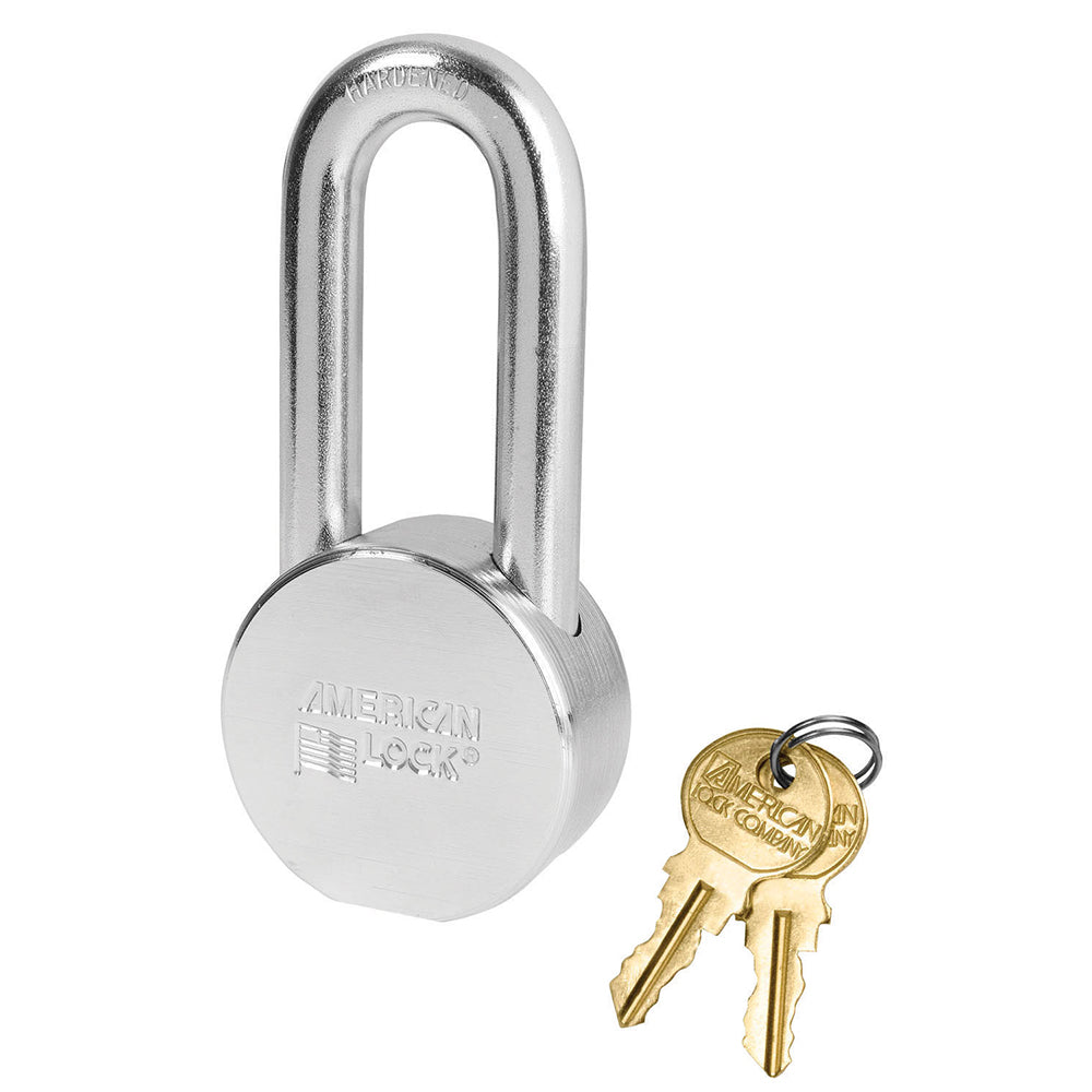 American Lock AH11 2" Solid Steel Rekeyable Blade Tumbler Padlock with 2" Shackle