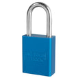 American Lock A1106 Anodized Aluminum Safety Padlock, 1-1/2" Wide with 1-1/2" Tall Shackle