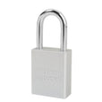 American Lock A1106 Anodized Aluminum Safety Padlock, 1-1/2" Wide with 1-1/2" Tall Shackle