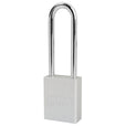 American Lock A1107 Anodized Aluminum Safety Padlock, 1-1/2" Wide with 3" Tall Shackle