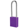 American Lock A1107 Anodized Aluminum Safety Padlock, 1-1/2" Wide with 3" Tall Shackle