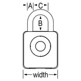 Master Lock 4400ENT Bluetooth® Indoor Padlock for Business Applications
