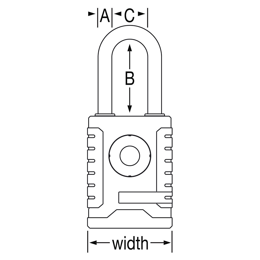Master Lock 4401LHENT Bluetooth® Outdoor Padlock for Business Applications