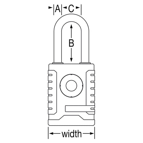 Master Lock 4401LHENT Bluetooth® Outdoor Padlock for Business Applications
