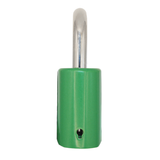 Master Lock 175 Resettable Combination Powder Coated Green Brass Padlock 2" Wide