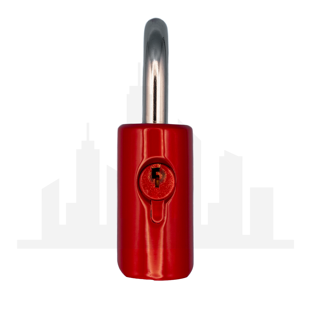 Master Lock 176 Powder Coated Red Resettable Combination Brass Padlock