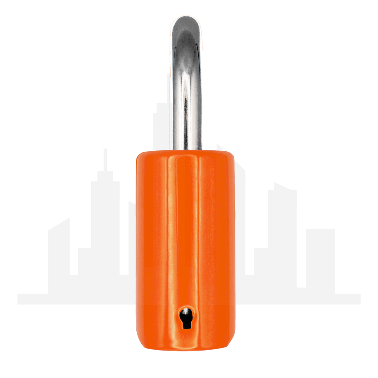 Master Lock 176 Powder Coated Orange Resettable Combination Brass Padlock