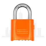 Master Lock 176 Powder Coated Orange Resettable Combination Brass Padlock