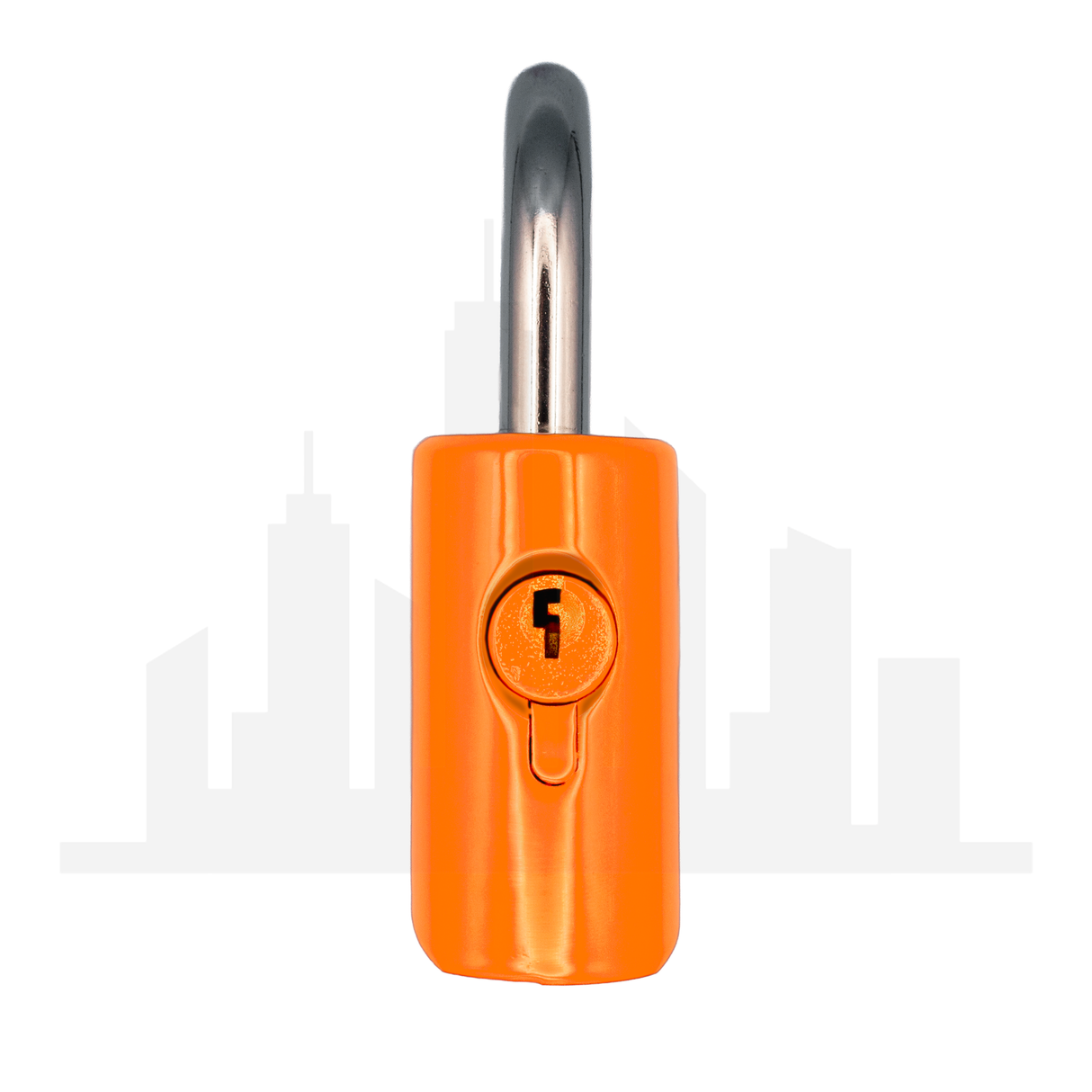 Master Lock 176 Powder Coated Orange Resettable Combination Brass Padlock