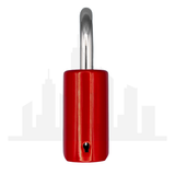 Master Lock 176 Powder Coated Red Resettable Combination Brass Padlock