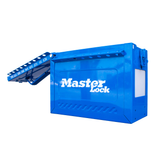 Master Lock S602PCBLU Large Portable Group Lock Box Powder Coated Blue