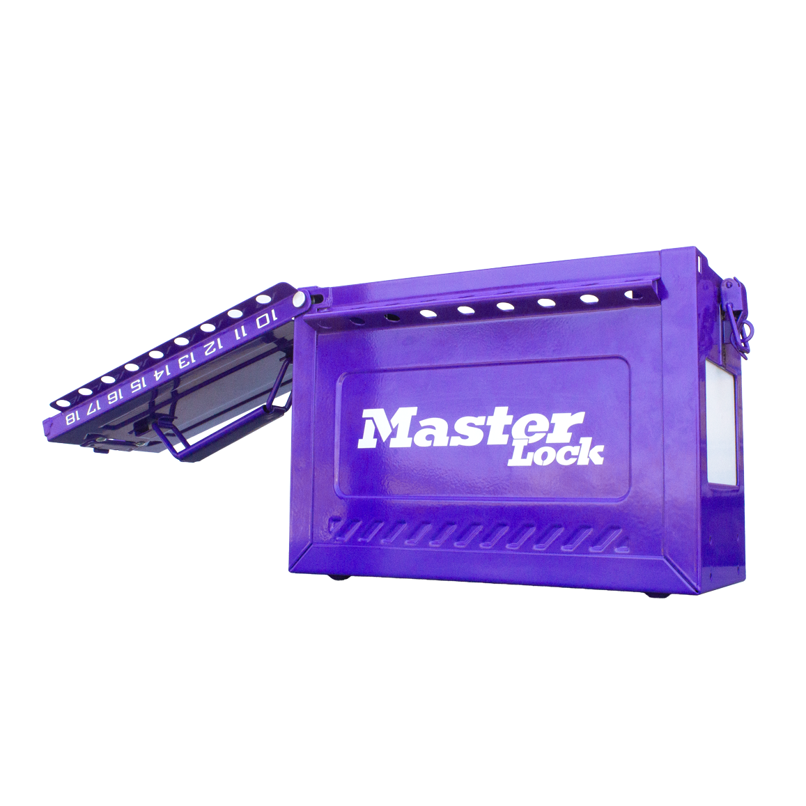 Master Lock S602PCPRP Large Portable Group Lock Box Powder Coated Purple