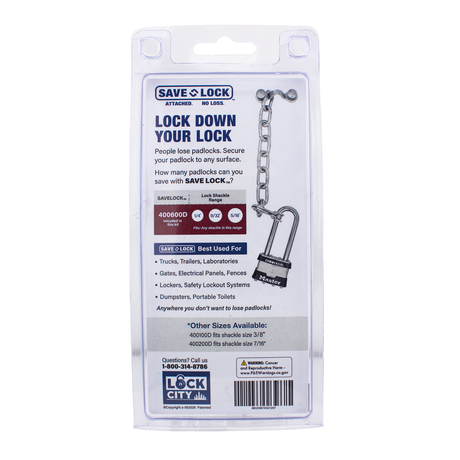400600D 1/4" - 9/32" - 5/16" Save Lock™ Display Card Kit