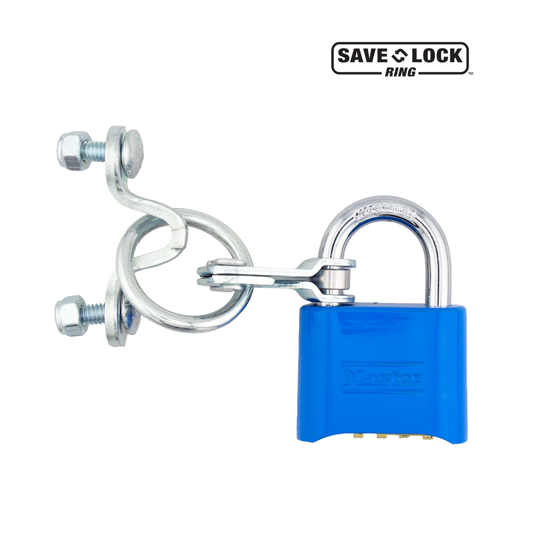 Save Lock™ Ring with Master Lock 175PCBLU