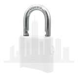 Master Lock 176 Powder Coated White Resettable Combination Brass Padlock