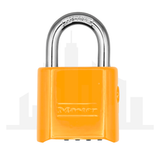 Master Lock 176 Powder Coated Yellow Resettable Combination Brass Padlock