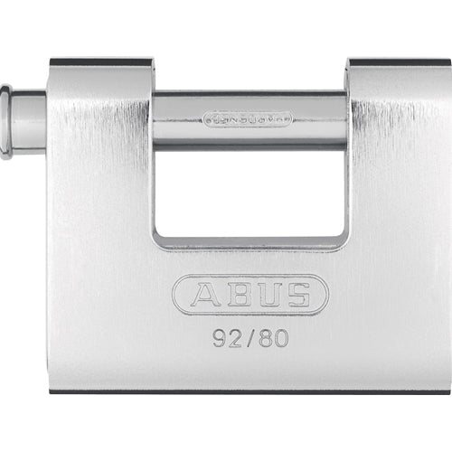 ABUS 92/80 Monoblock Solid Brass Padlock-ABUS-Keyed Different-92/80BKD